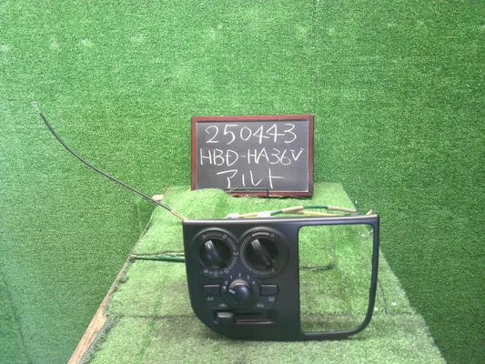 【中古】アルト HBD-HA36V エアコン AC スイッチパネル 74400-74P20-5PK 自社品番250443 26U
