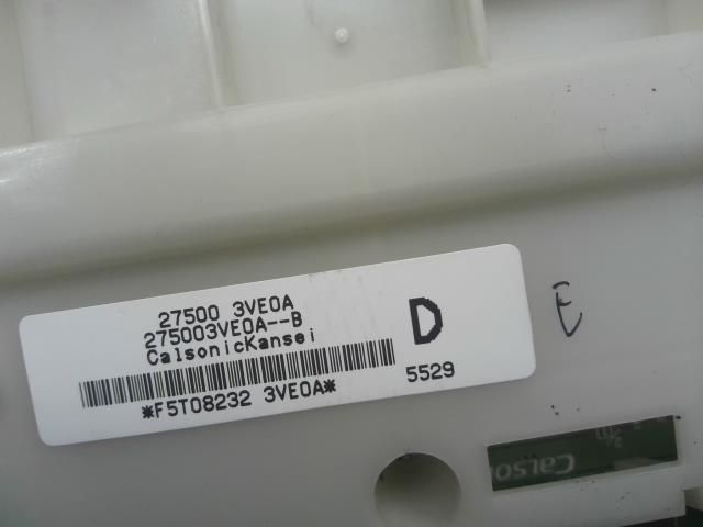 【中古】ノート DBA-NE12 エアコン AC スイッチパネル 27500-3VE0A 自社品番250458 KH3