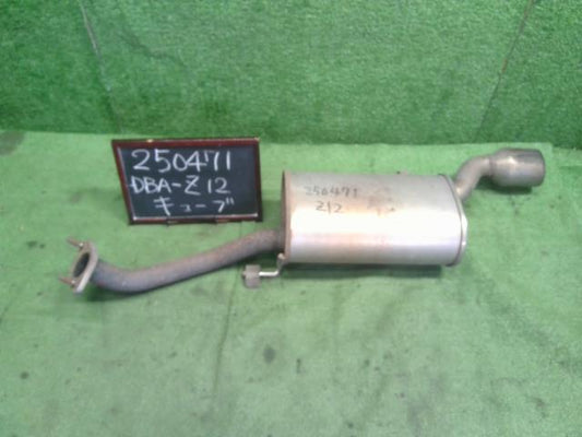 【中古】キューブ DBA-Z12 リアマフラー ライダー用 B0100-1A12C 自社品番250471 QX1