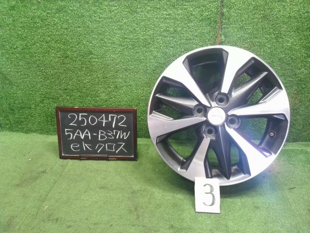 【中古】(3)B37W ｅＫクロス 純正 15インチ アルミホイール 1本 自社品番250472
