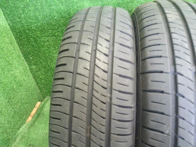 【中古】13インチ 夏 ノーマルタイヤ 155/65R13 4本 ダンロップ 23年製 ※1本 ECOFINE 24年製  自社品番250478