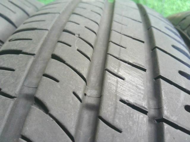 【中古】13インチ 夏 ノーマルタイヤ 155/65R13 4本 ダンロップ 23年製 ※1本 ECOFINE 24年製  自社品番250478