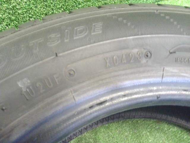 【中古】13インチ 夏 ノーマルタイヤ 155/65R13 4本 ダンロップ 23年製 ※1本 ECOFINE 24年製  自社品番250478