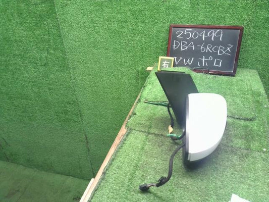 【中古】VW ポロ DBA-6RCBZ 右サイドミラー ドアミラー 6R2857508S 自社品番250499