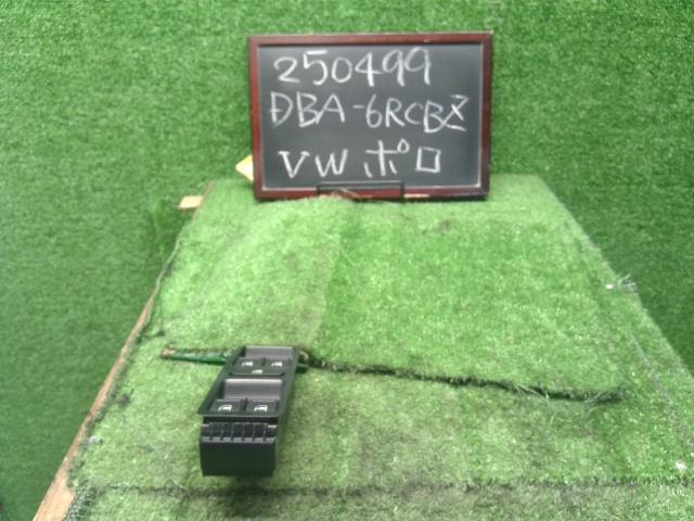 【中古】VW ポロ DBA-6RCBZ パワーウインドウ PWスイッチ 1K4959857B 自社品番250499