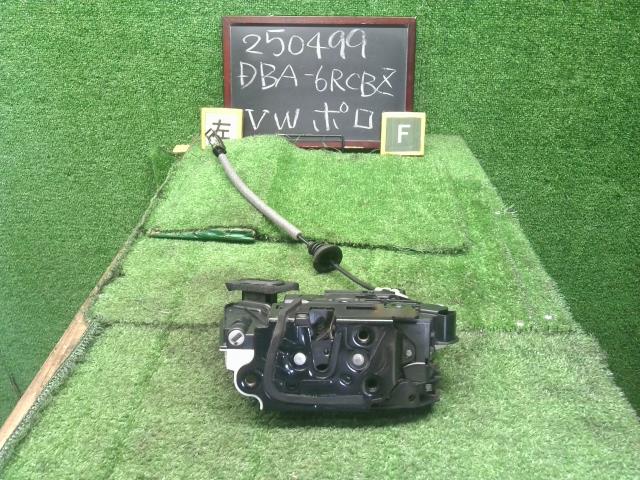 【中古】VW ポロ DBA-6RCBZ 左フロントドアロック 5K2837015B 自社品番250499