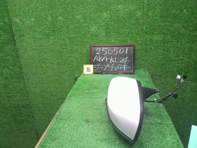 【中古】ジープ チェロキー ABA-KL24 左サイドミラー ドアミラー 自社品番250501