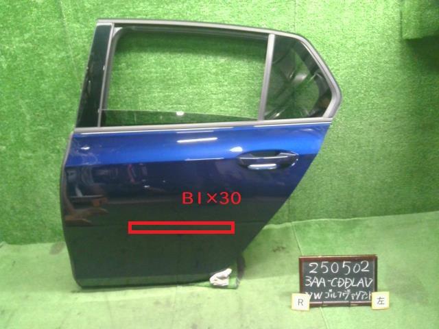 【中古】VW ゴルフヴァリアント 3AA-CDDLAV 左リアドア  自社品番250502