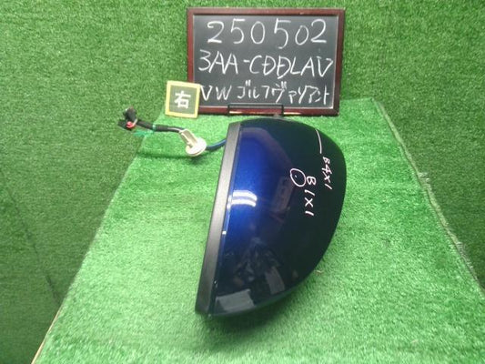 【中古】VW ゴルフヴァリアント 3AA-CDDLAV 右ドアミラー サイドミラー  自社品番250502