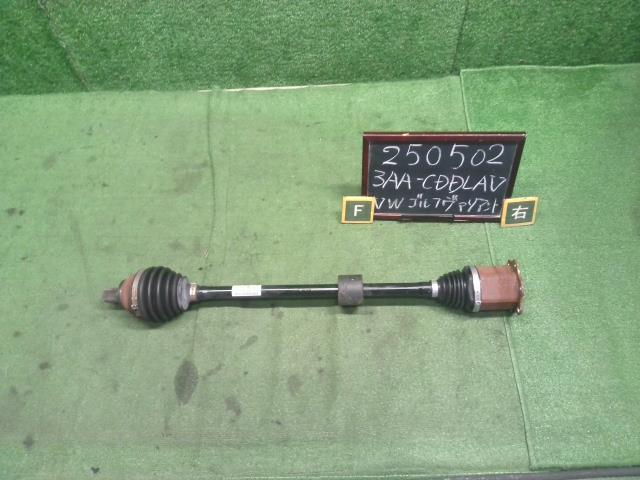 【中古】VW ゴルフヴァリアント 3AA-CDDLAV 右フロントドライブシャフト  自社品番250502