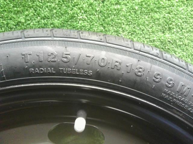 【中古】VW ゴルフヴァリアント 3AA-CDDLAV スペアタイヤ 18インチ  自社品番250502