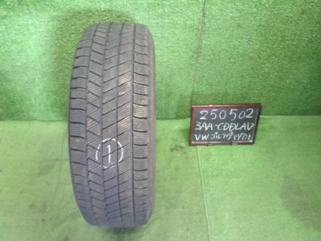 【中古】15インチ 冬 スタッドレスタイヤ 195/65R15 1本 ブリヂストン 21年製 BLIZZAKVRX3 自社品番250502