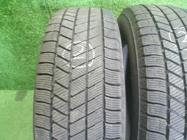 【中古】15インチ 冬 スタッドレスタイヤ 195/65R15 2本 ブリヂストン 21年製 BLIZZAKVRX3 自社品番250502