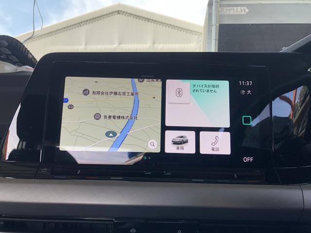 【中古】VW ゴルフヴァリアント 3AA-CDDLAV カーナビゲーション　モニター　セット  自社品番250502