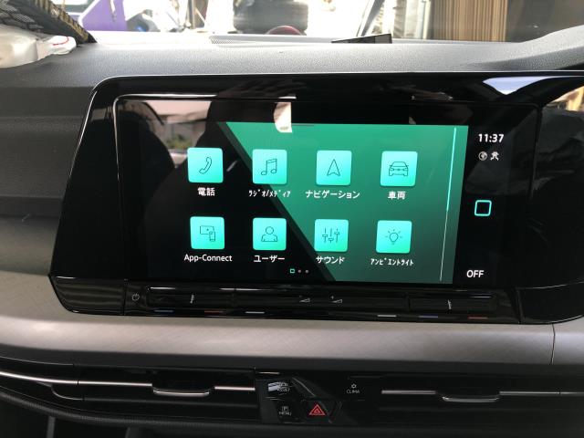 【中古】VW ゴルフヴァリアント 3AA-CDDLAV カーナビゲーション　モニター　セット  自社品番250502