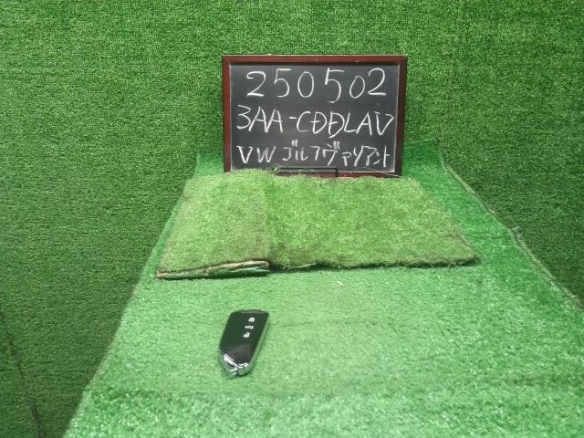 【中古】VW ゴルフヴァリアント 3AA-CDDLAV キーレスリモコン スマートキー  自社品番250502