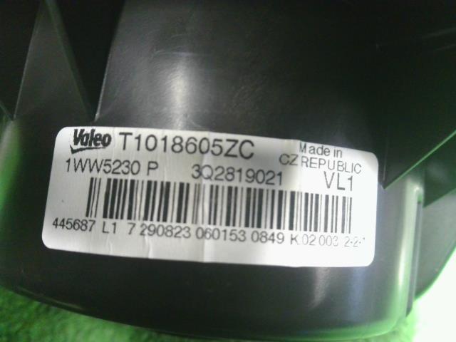 【中古】VW ゴルフヴァリアント 3AA-CDDLAV ヒーターブロアモーター  自社品番250502