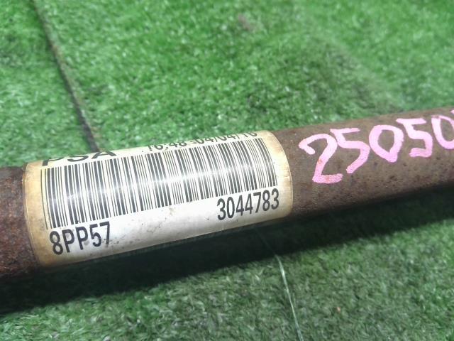【中古】プジョー 208 ABA-A9HN01 左フロントドライブシャフト  自社品番250503