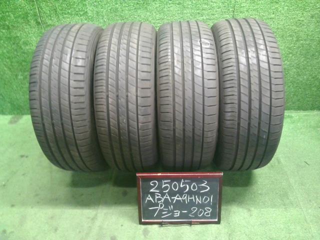 【中古】16インチ 夏 ノーマルタイヤ 195/55R16 4本 ダンロップ 22年製 プジョー208外し 自社品番250503