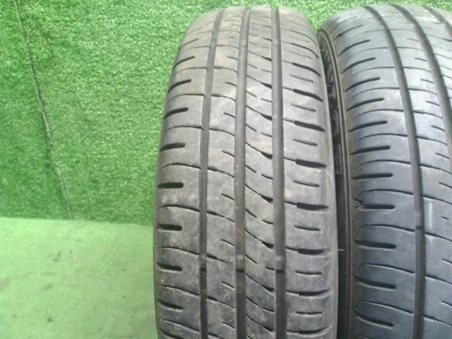 【中古】14インチ 夏 ノーマルタイヤ 155/65R14 2本 ダンロップ 22年製  自社品番250523