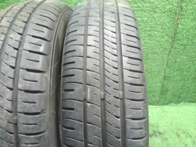 【中古】14インチ 夏 ノーマルタイヤ 155/65R14 2本 ダンロップ 22年製  自社品番250523