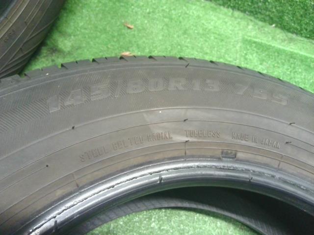 【中古】13インチ 夏 ノーマルタイヤ 145/80R13 4本 オートバックス 22年製  自社品番250527