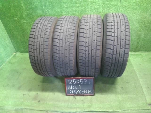 【中古】(1) 215-65R16 スタッドレスタイヤ 冬 4本 TOYO トーヨー TRANPATHTX 20年製  自社品番250531