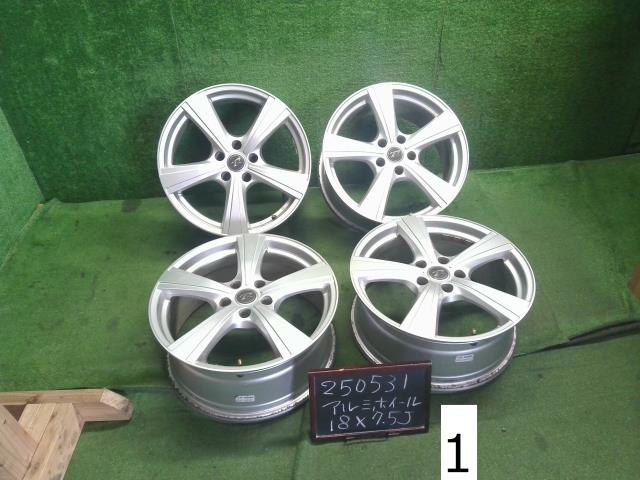 【中古】Treffer 18インチ アルミホイール 4本  自社品番250531