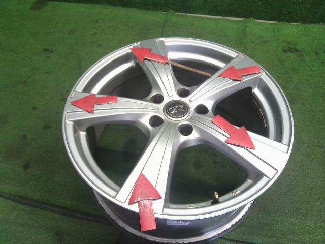 【中古】Treffer 18インチ アルミホイール 4本  自社品番250531