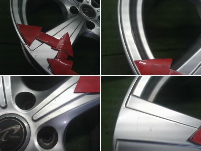 【中古】Treffer 18インチ アルミホイール 4本  自社品番250531