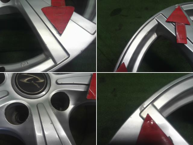 【中古】Treffer 18インチ アルミホイール 4本  自社品番250531