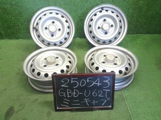 【中古】ミニキャブ GBD-U62T 12インチ　純正　スチールホイール　4本 自社品番250543 W37