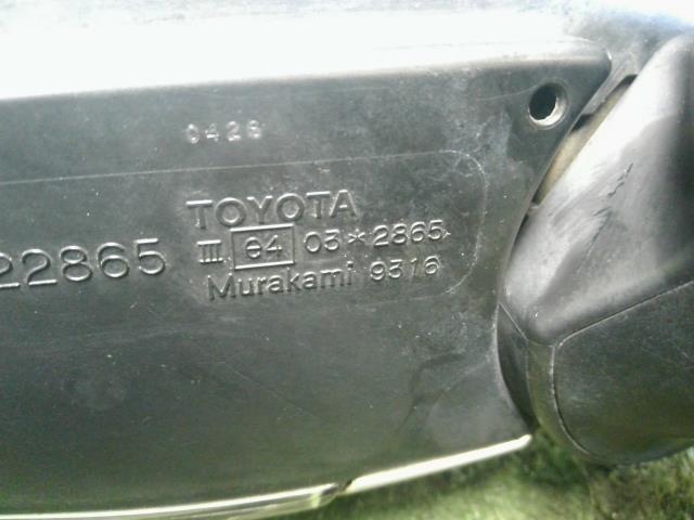 【中古】プリウス DAA-ZVW30 左ドアミラー　サイドミラー　助手席側 87910-47140 自社品番250554 070