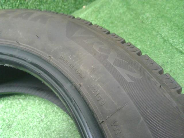 【中古】14インチ 冬 スタッドレスタイヤ 155/65R14 2本 ブリヂストン BLIZZAK VRX2 24年製 自社品番250557