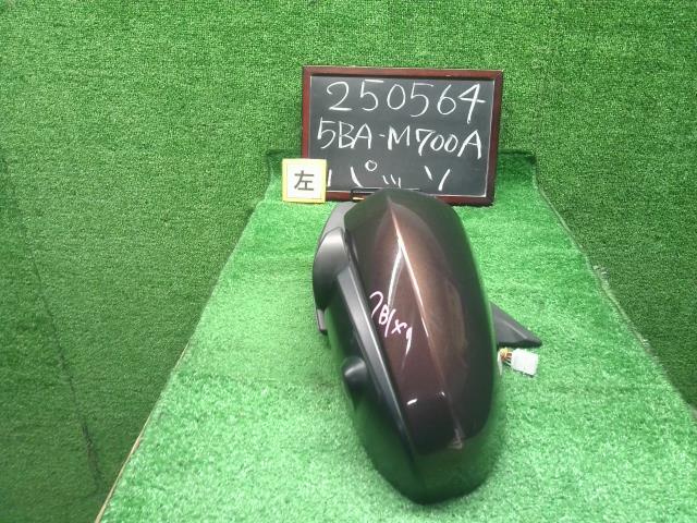 【中古】パッソ 5BA-M700A 左ドアミラー サイドミラー 87940-B1480 自社品番250564 R59