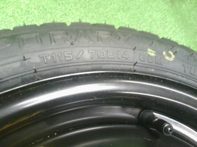 【中古】パッソ 5BA-M700A スペアタイヤ 14インチ 自社品番250564