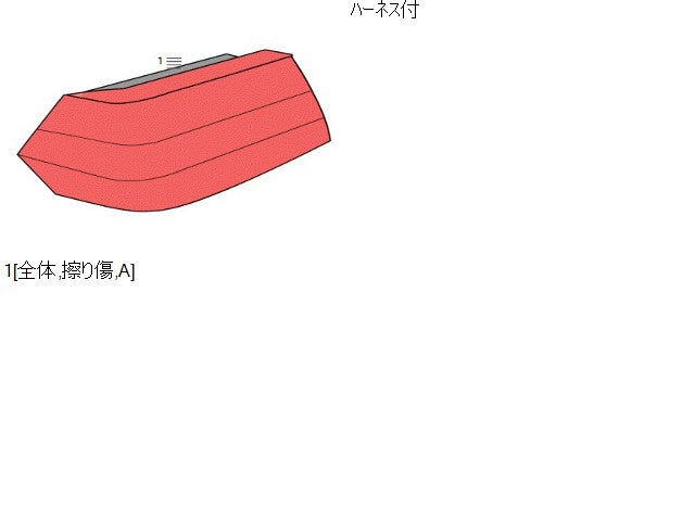 【中古】クロスビー DAA-MN71S 左テールランプ ライト 35670-76R60 自社品番250568 DWY