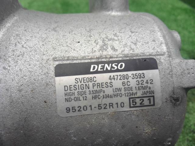 【中古】クロスビー DAA-MN71S エアコン AC コンプレッサー 95200-82R10 自社品番250568 DWY