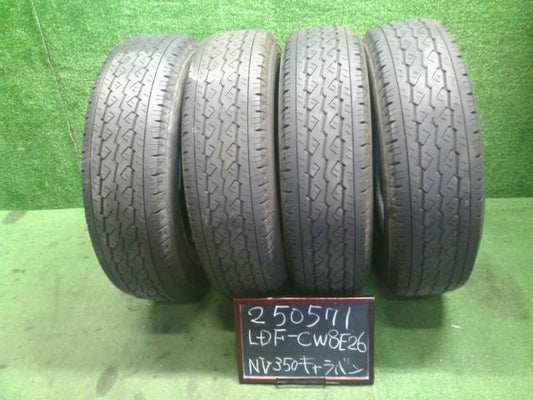 【中古】15インチ 夏 ノーマルタイヤ 195/80R15 ブリヂストン 23年製 V600 自社品番250571