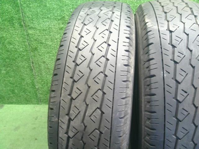 【中古】15インチ 夏 ノーマルタイヤ 195/80R15 ブリヂストン 23年製 V600 自社品番250571