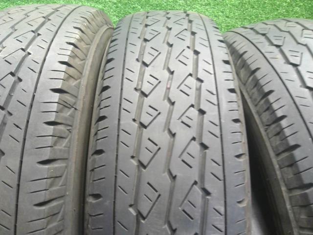 【中古】15インチ 夏 ノーマルタイヤ 195/80R15 ブリヂストン 23年製 V600 自社品番250571