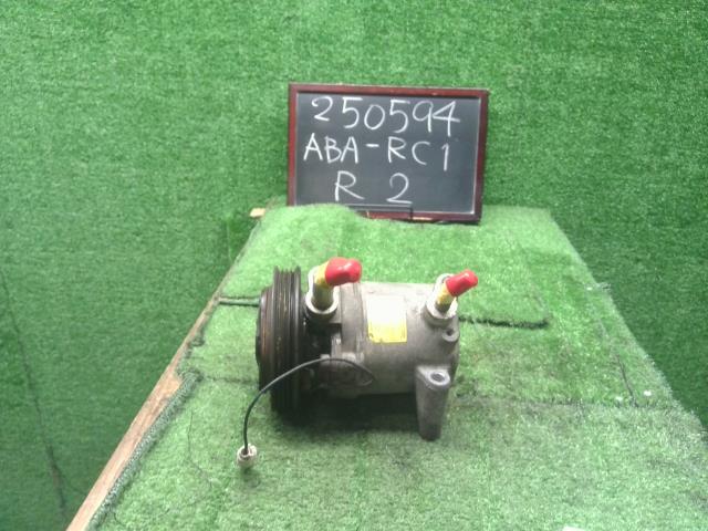 【中古】Ｒ２ ABA-RC1　エアコン　コンプレッサー　Ａ／Ｃコンプレッサー 73111KJ010 自社品番250594 02C