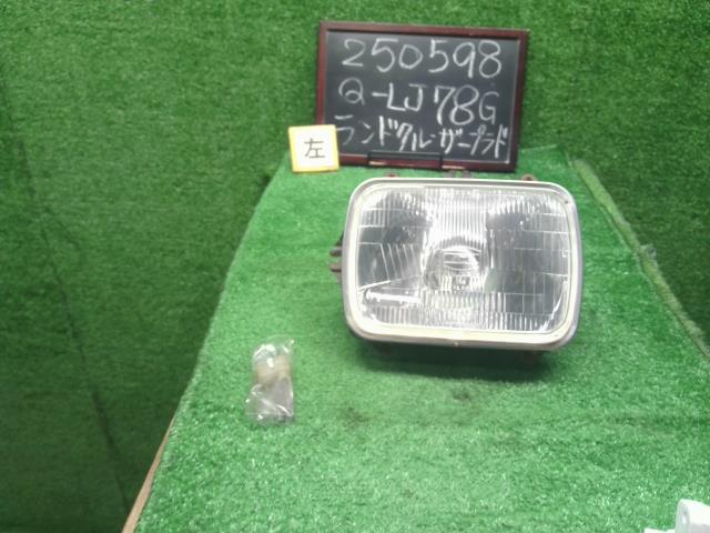【中古】ランドクルーザープラド Q-LJ78G 左ヘッドランプ　ヘッドライト　81150-60410 自社品番250598 183