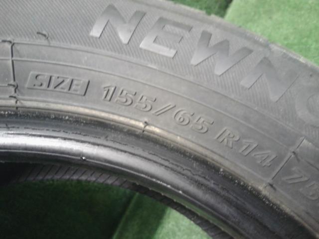 【中古】14インチ 夏 ノーマルタイヤ 155/65R14 4本 ブリヂスト  22年製 自社品番250599