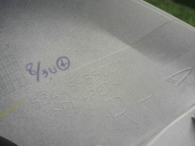 【中古】ハイゼット EBD-S510P 右Ｆ フロントフェンダー コーナーパネル 53445-B5031 自社品番250602 W19