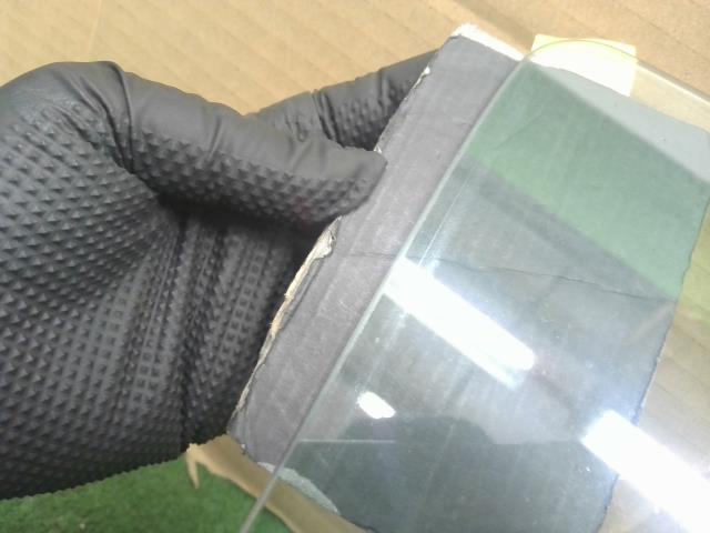 【中古】ハイゼット EBD-S510P 右Ｆフロント ドアガラス 運転席 68101-B5060 自社品番250602 W19