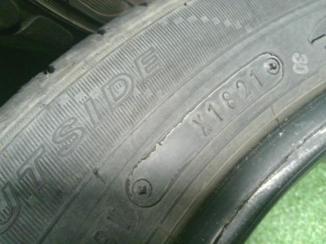 【中古】21年製 サマー タイヤ 155/65R14 ダンロップ　ENASAVE EC204 　自社品番250606 NH830M