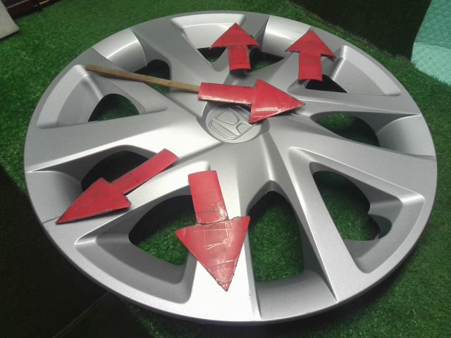 【中古】Ｎ－ＢＯＸ DBA-JF3　14インチ  ホイールキャップ　No3  自社品番250606 NH830M