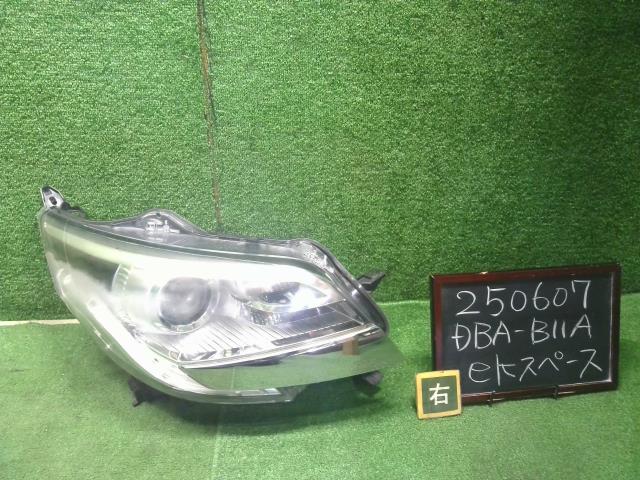 【中古】ｅＫスペース DBA-B11A 右ヘッドランプ　ヘッドランプ 8301C680 自社品番250607 W13