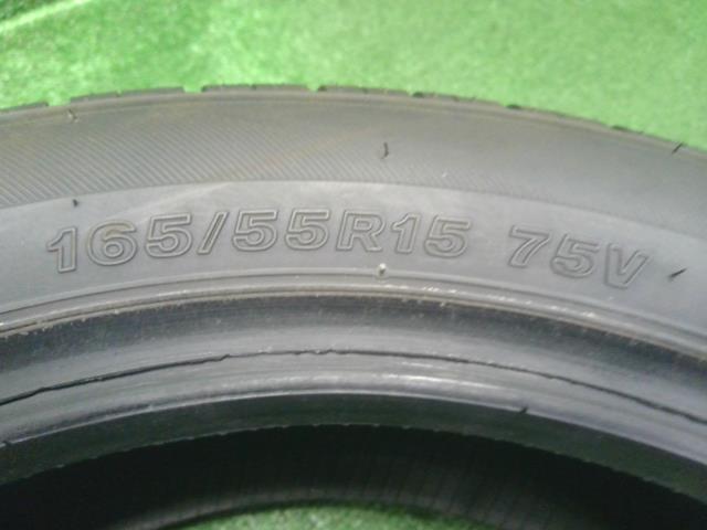 【中古】15インチ 165/55R15　25年製　サマー 夏 ノーマルタイヤ　セイバーリング　2本セット  自社品番250607